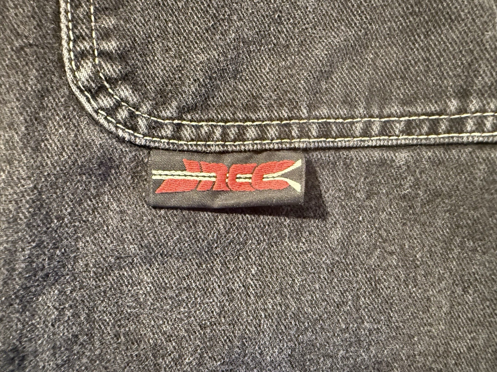 JNCO Skunk 40×32 Black Jeans Striped vintage 90s