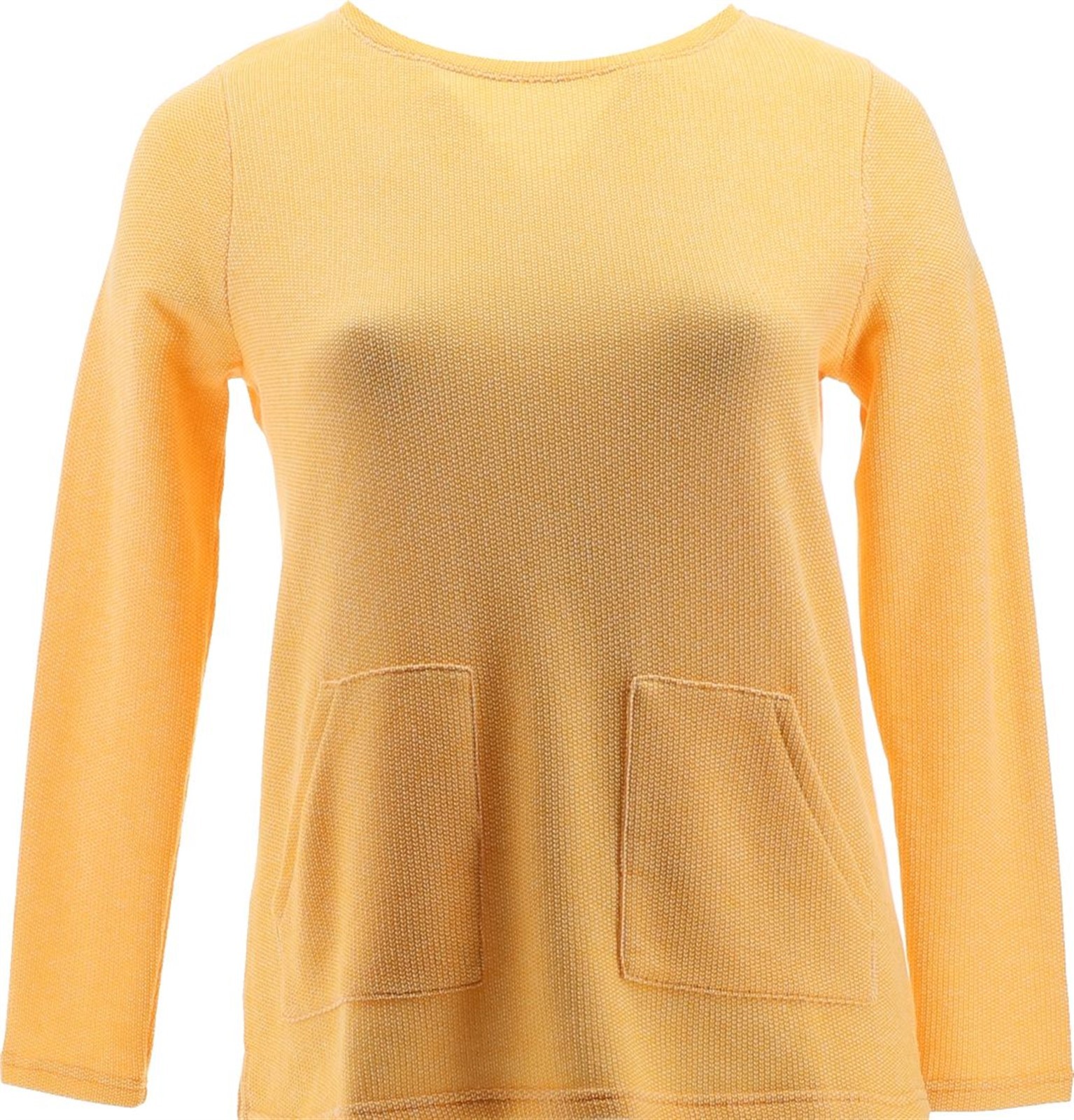 Modern Soul Novelty Knit Angled Pocket Sweatshirt Sweatshirt Honey S NWOT (999)