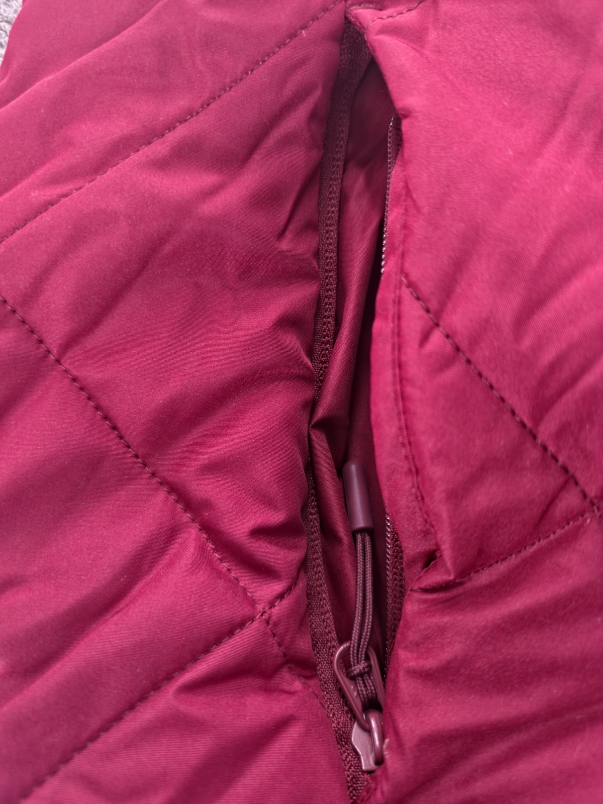 All in Motion Men’s Lightweight Packable Hooded Full Zip Jacket Burgundy XXL