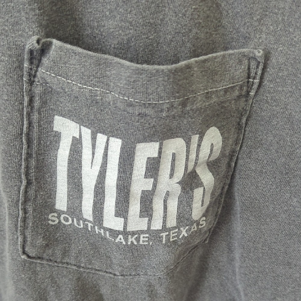 Comfort Colors Distressed Gray Men’s Short Sleeve TShirt Tyler’s TX SIZE LARGE