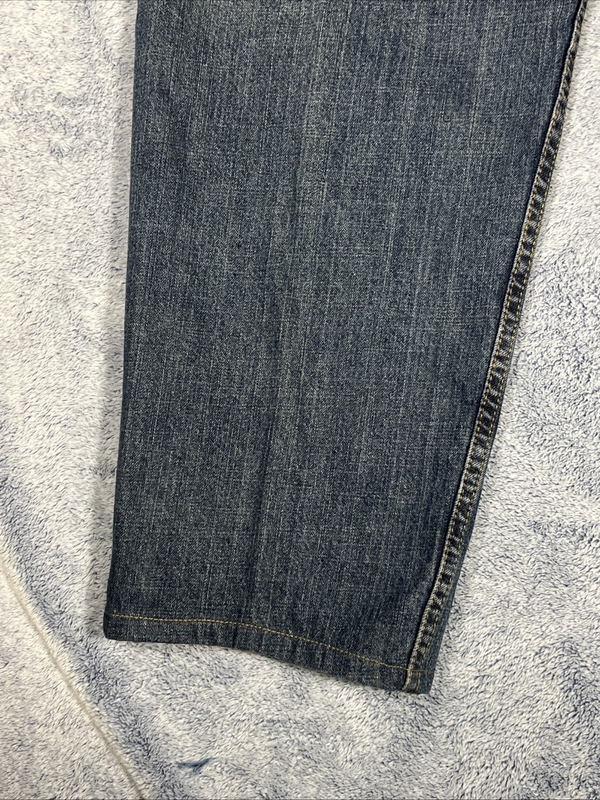 Signature Levi Strauss Jeans Mens 44×30 Relaxed Straight Leg Blue 100% Cotton
