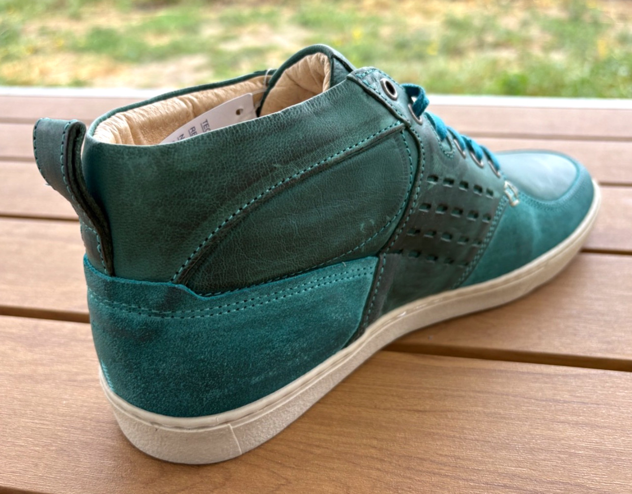 Le Coq Sportif Men Chatillon Leather Green Sneakers Athletic Shoes 9 Trainers 42