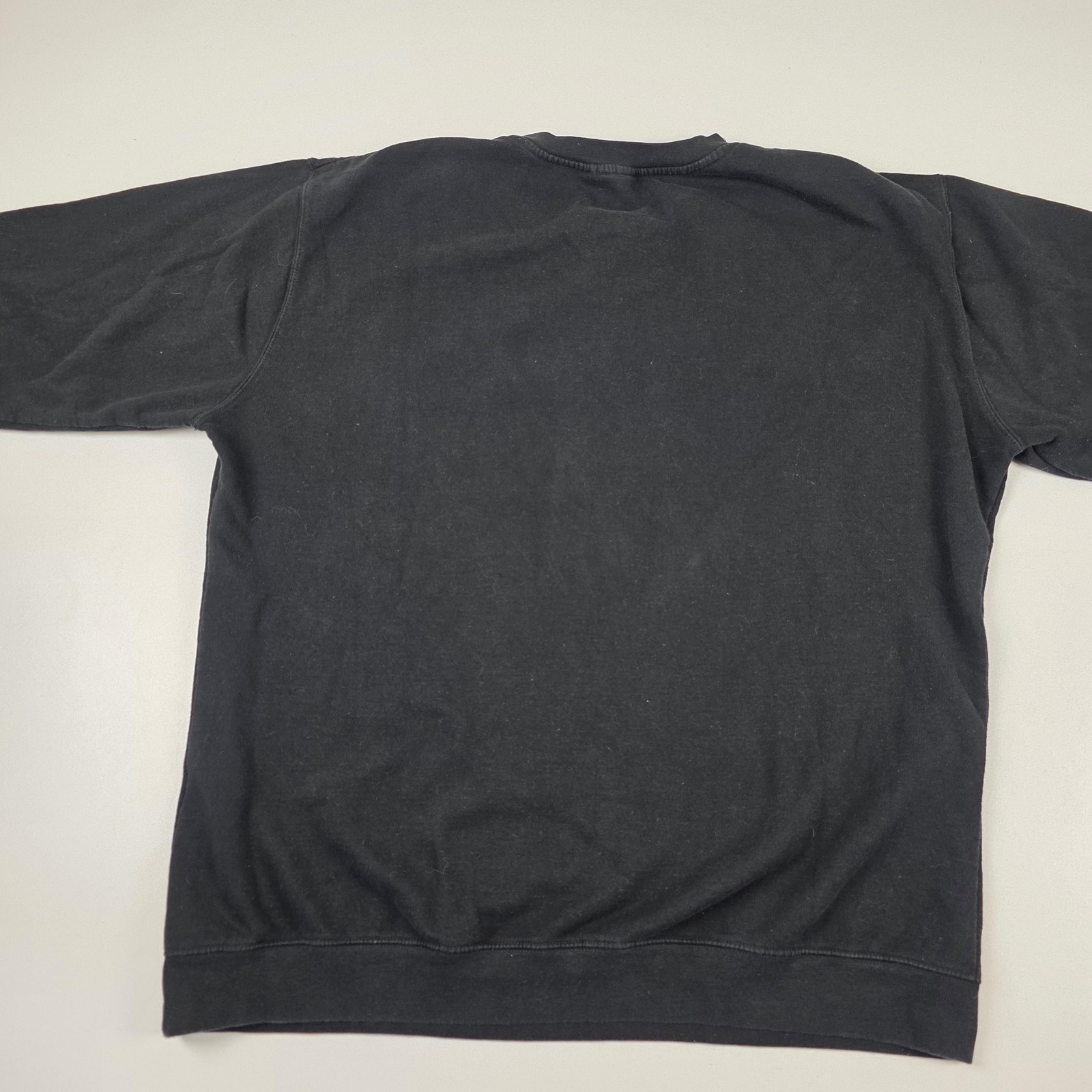 Blackcraft Sweatshirt Mens L/XL Black Cat Pentagram Graphic Pullover Goth