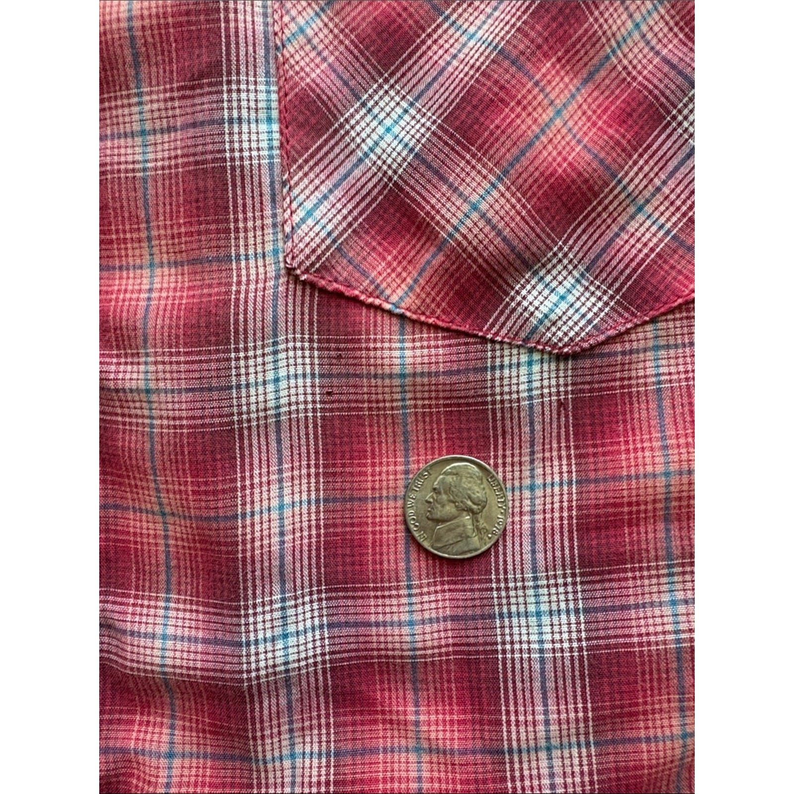Vintage Bundle Wrangler Pearl Snap Men’s Plaid Shirt cowboy western L