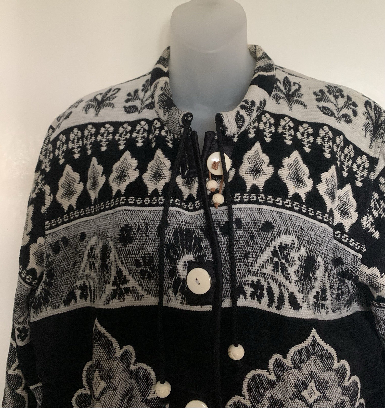 VINTAGE FLASHBACK Woven Tapestry Jacket Womens Size M