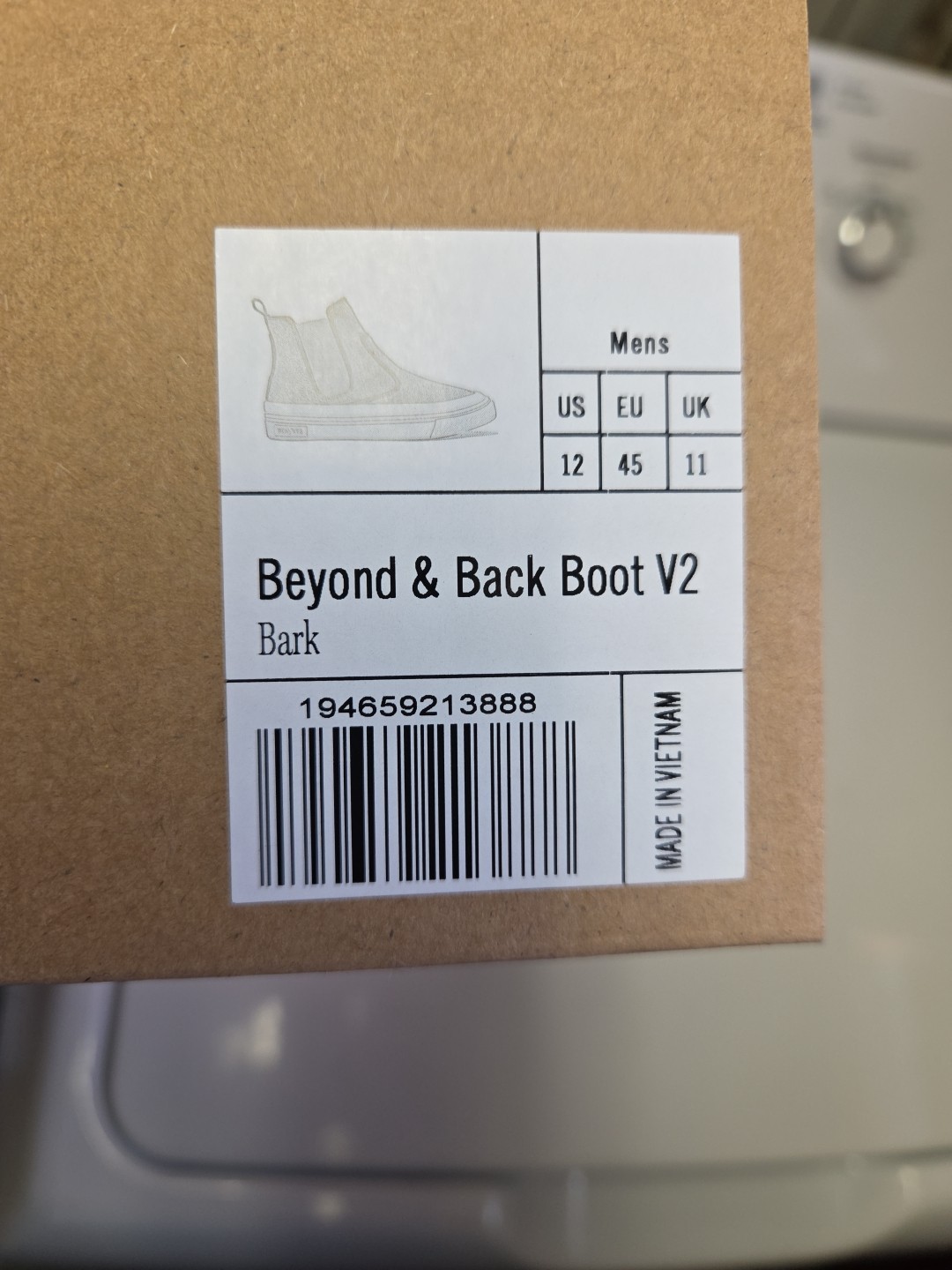 SeaVees Mens Size 12 Beyond & Back Boot Dark Brown Tan Bark New NIB MSRP $185