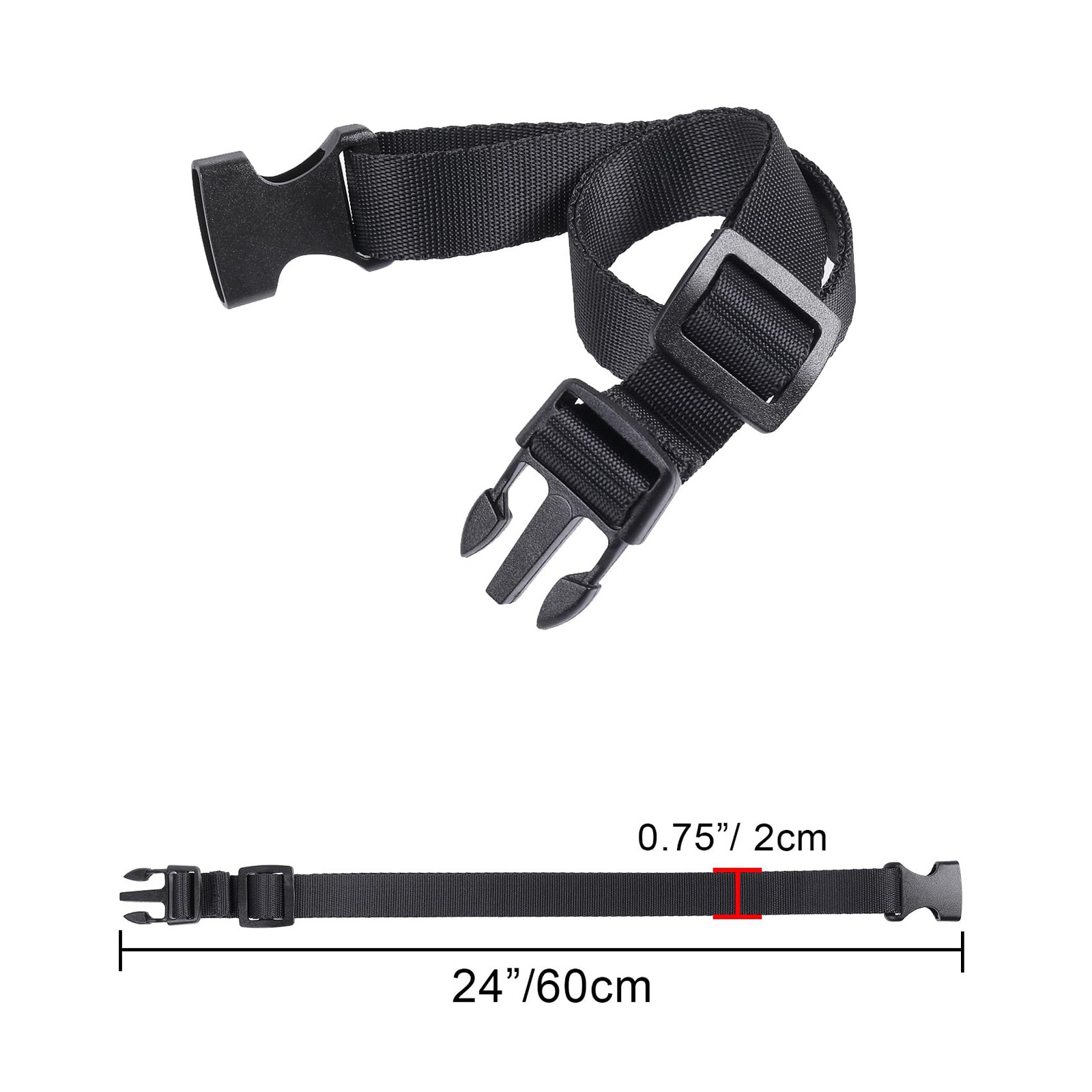 Vigorport Utility Straps Quick Release Nylon Backpack Accessory Bag Strap,Adj…