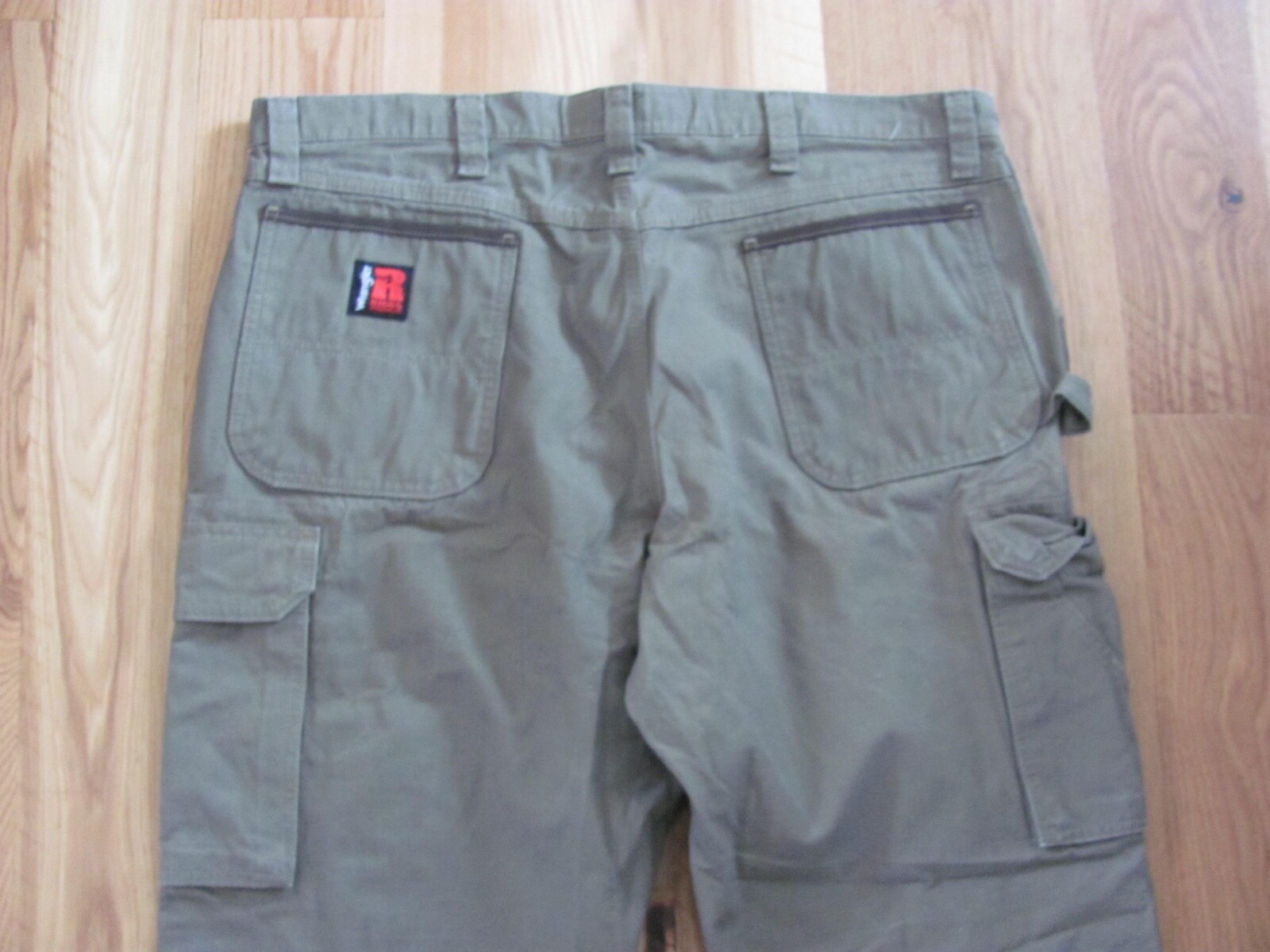 Wrangler Riggs Workwear Green Rip Stop Cargo Utility Pant Men’s 38 x 32 (TD6-Ju