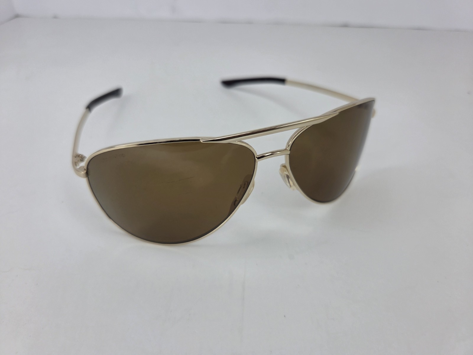 Smith Optics Serpico 2.0 Sunglasses Gold Frame ChromaPop Lens (Some Scratches)