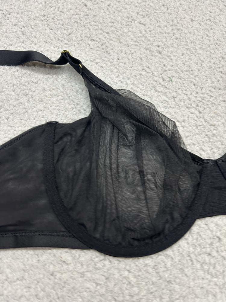 Joyspun Bra 42DD Unlined JS660 Full coverage Sheer Mesh Balconette