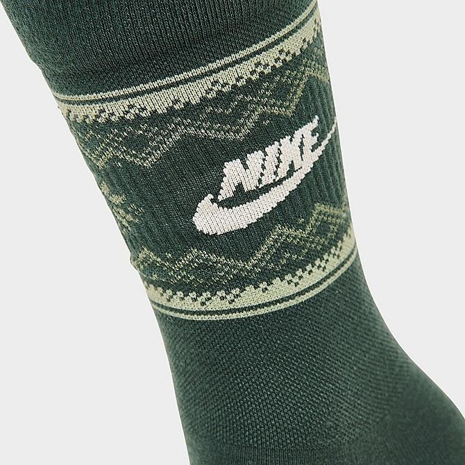 NIKE Everyday Essentials Fair Isle Crew Socks FZ3071 $16