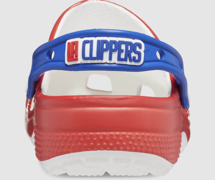 Crocs Los Angeles Clippers NBA Classic Slip On Clogs Red Logo 9M/11W