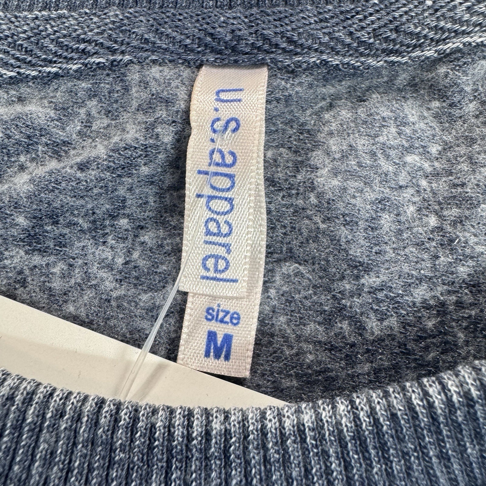 U.S. Apparel Womens Lightweight Crew Neck Sweatshirt, Blue Jean Babe, M