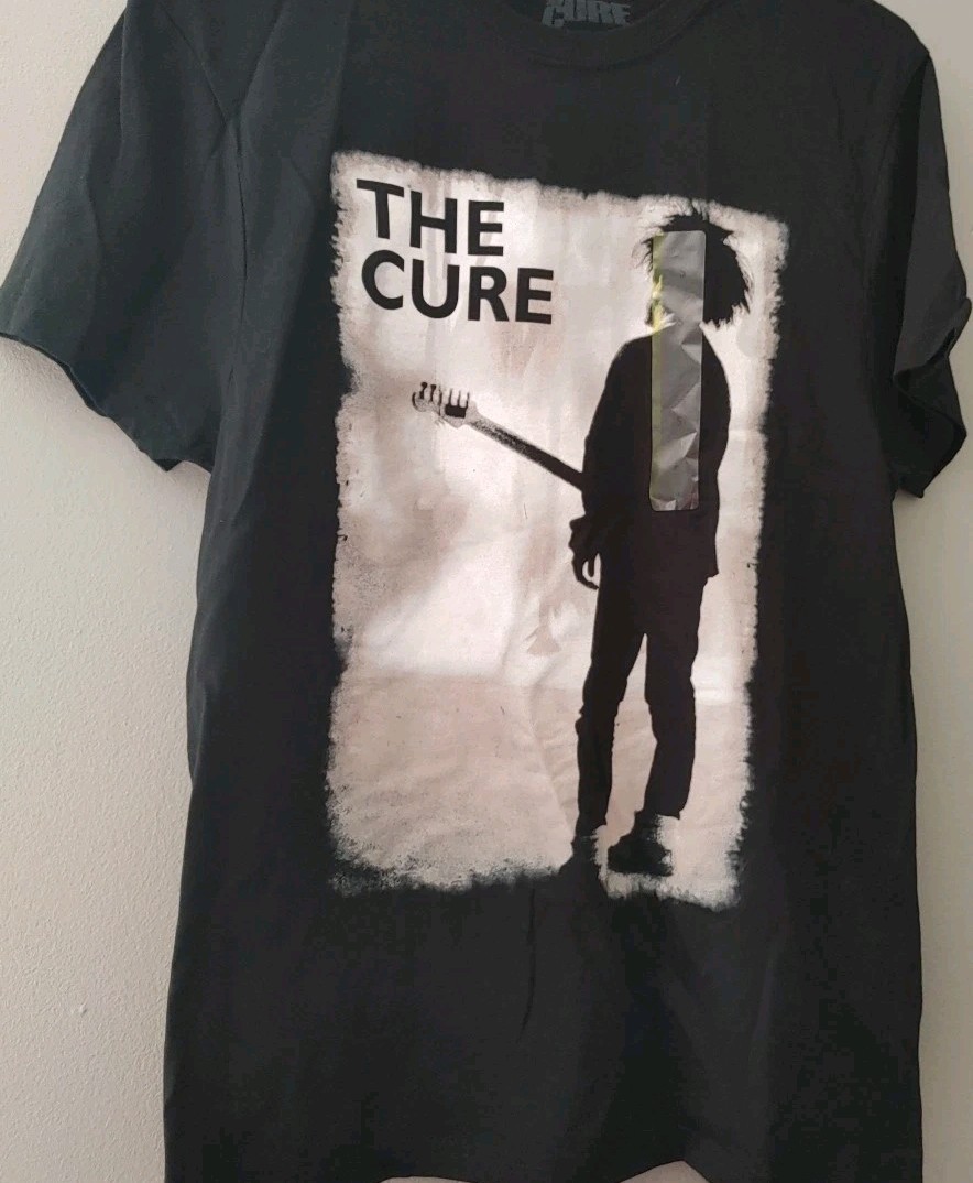 The Cure Robert Smith T shirt Black Size Small New With Tags