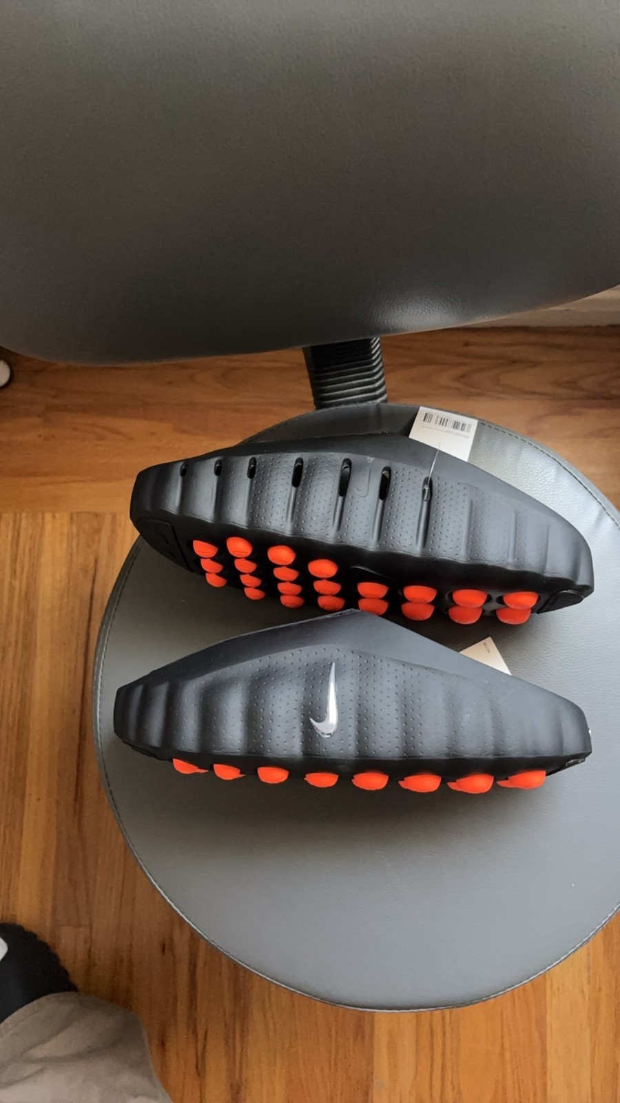 Nike Mind 001 Black/Chrome Slides (Size 7-12) New With Box *Run Small*
