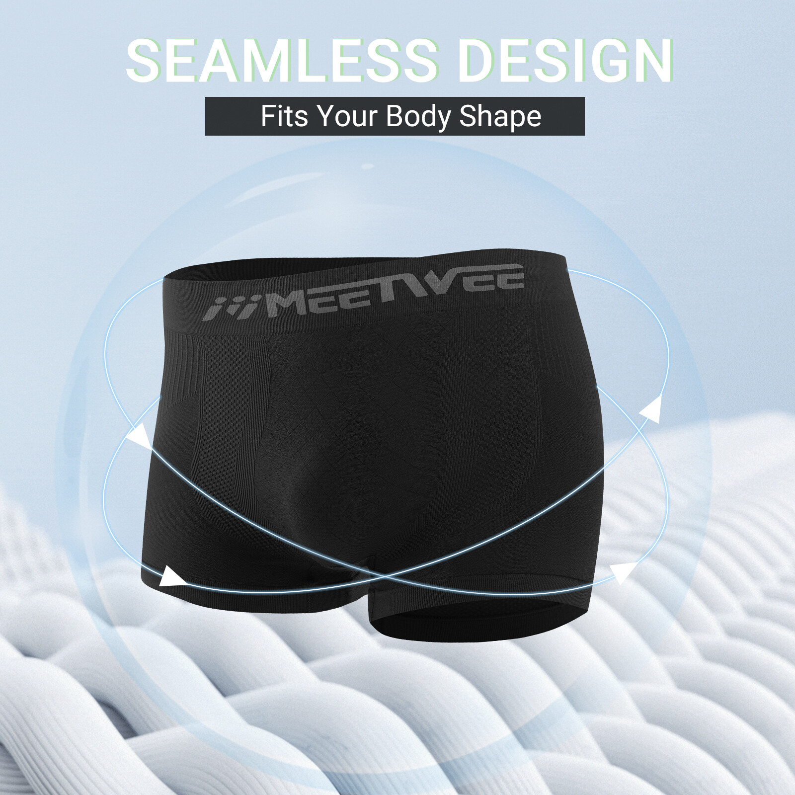 12Pack Mens Compression Boxer Briefs Breathable Underwear Comfort Flex Waistband
