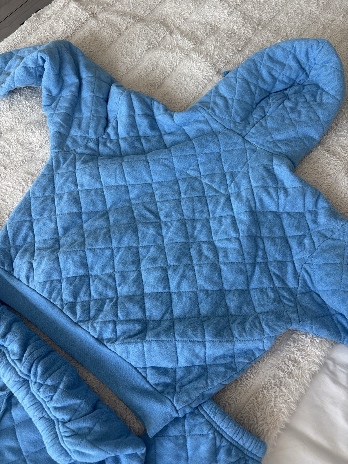 Aviator Nation Blue Set Quilted Size Small