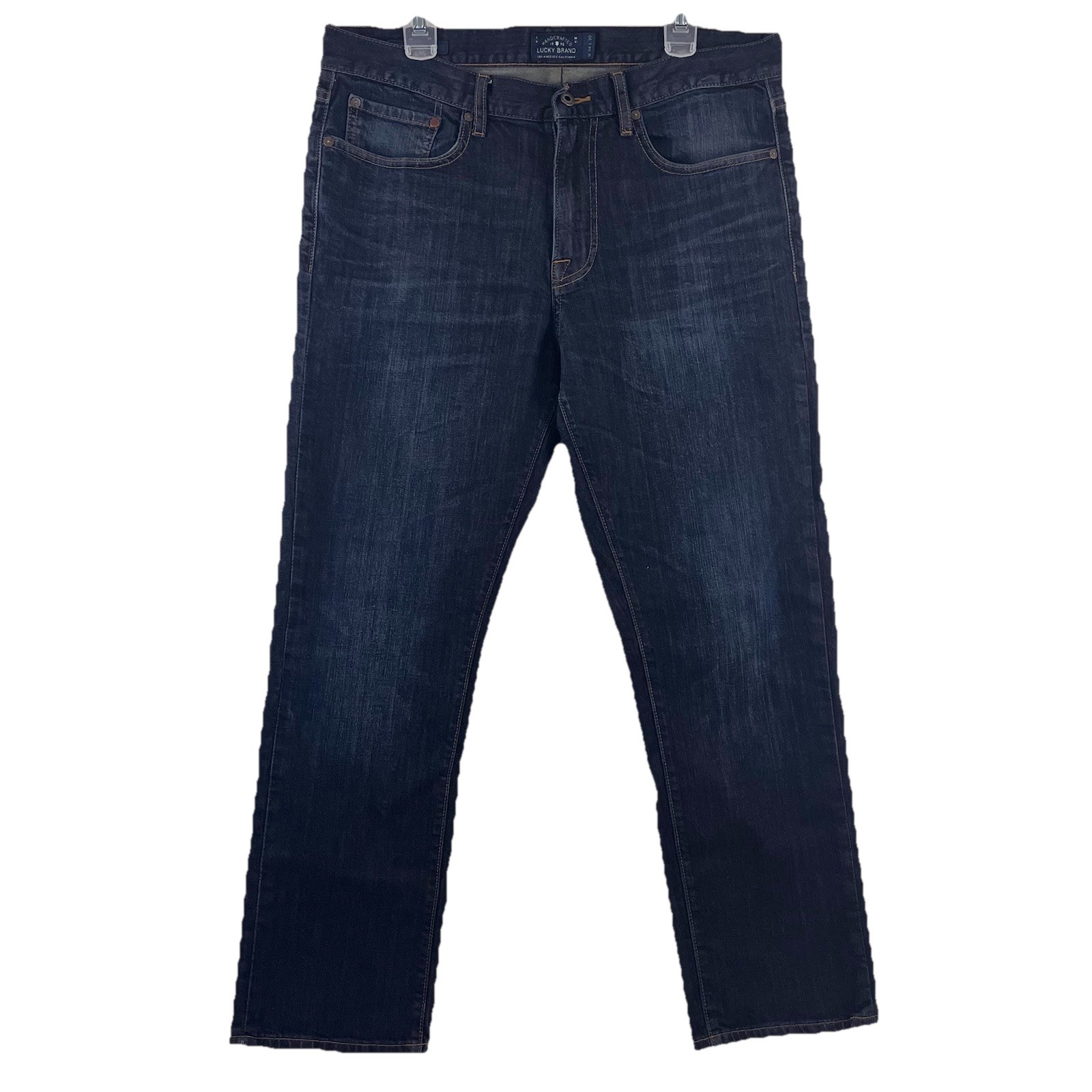 Lucky Brand 410 Athletic Fit Jeans Size 34 Men’s 36×30 Candiani Italian Denim