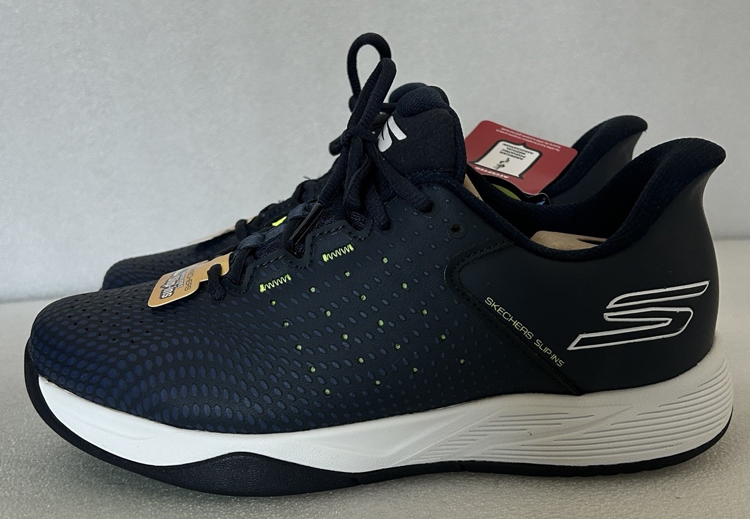 Skechers Men’s Viper Court Reload Hands Free Slip-ins Pickleball Shoe Size 7.5