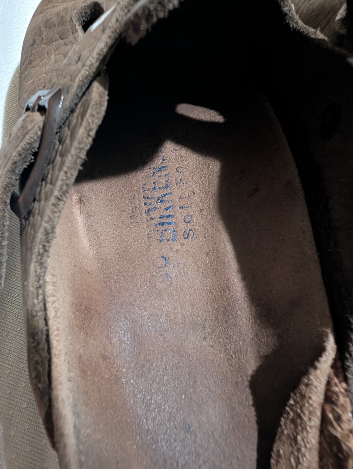Birkenstock Boston Clogs 36 Brown Oiled Leather Soft Footbed Heavily Broken-In