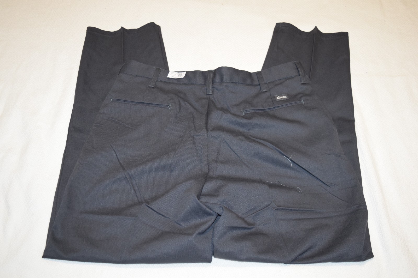 CINTAS COMFORT FLEX CHARCOAL GRAY WORKS PANTS 945-33, 36×32, 34×32