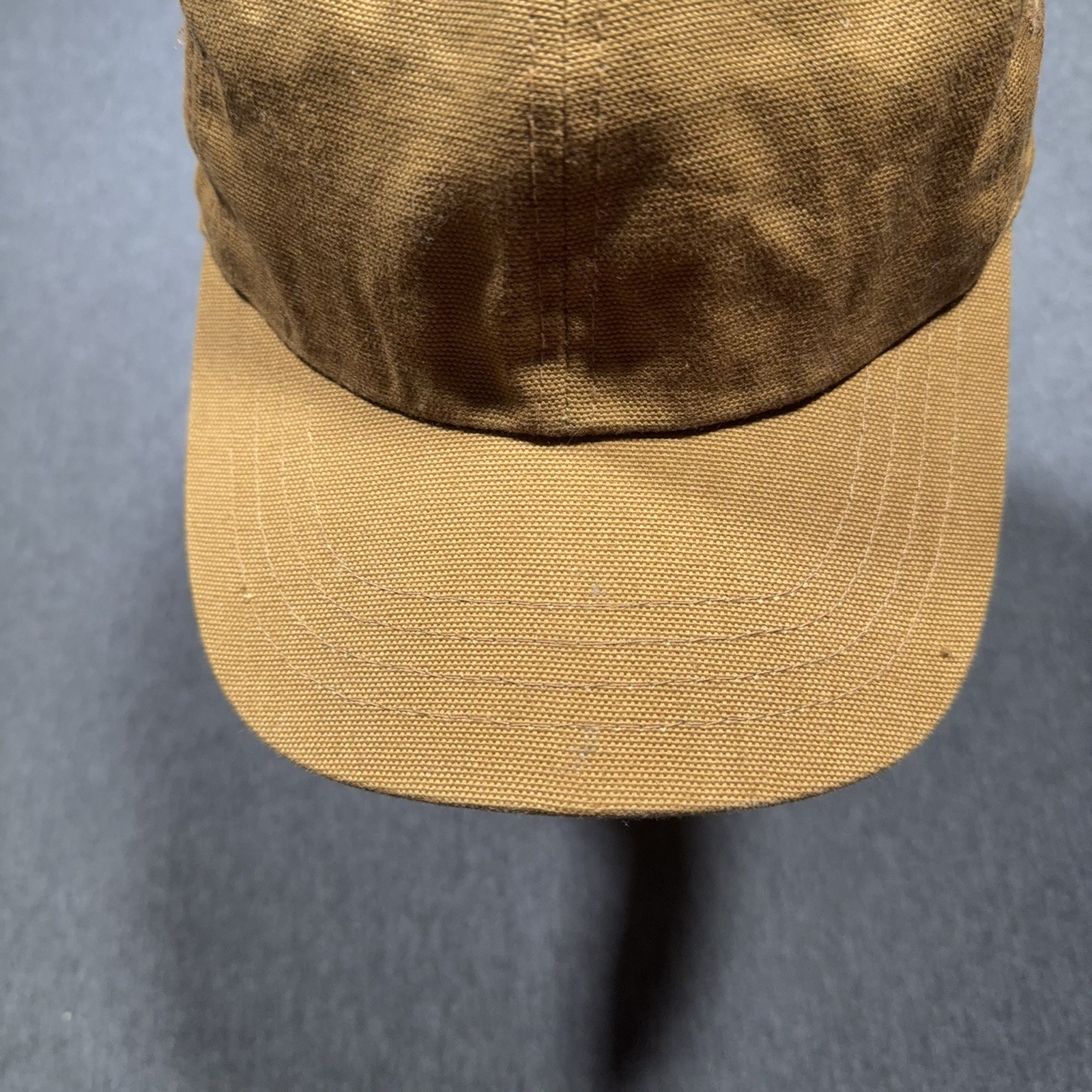 Paramount Headwear Thermal Cap Medium Brown Canvas Ear Flap 100% Cotton Outdoor