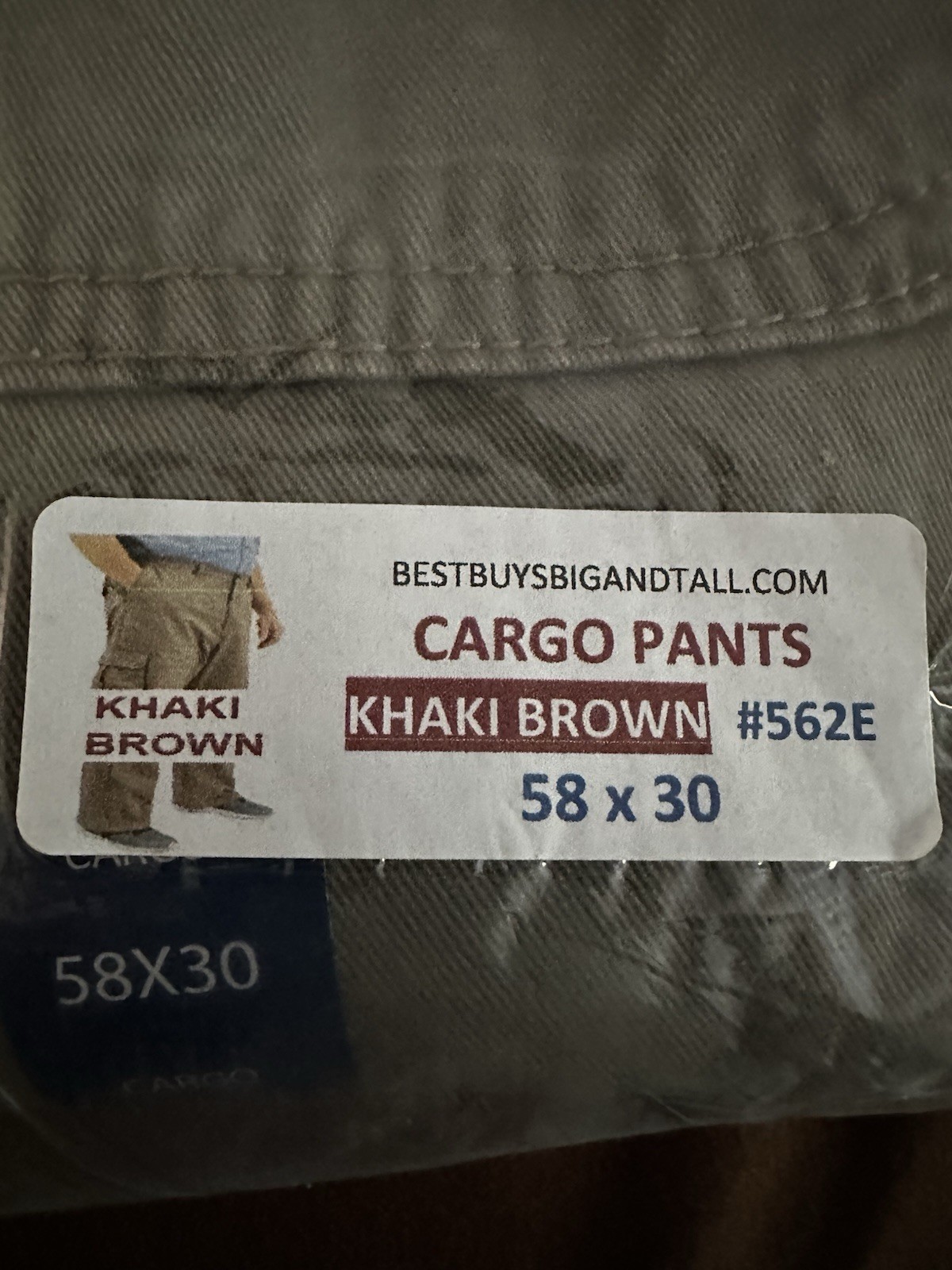 ROCXL Big and Tall Cargo Pants