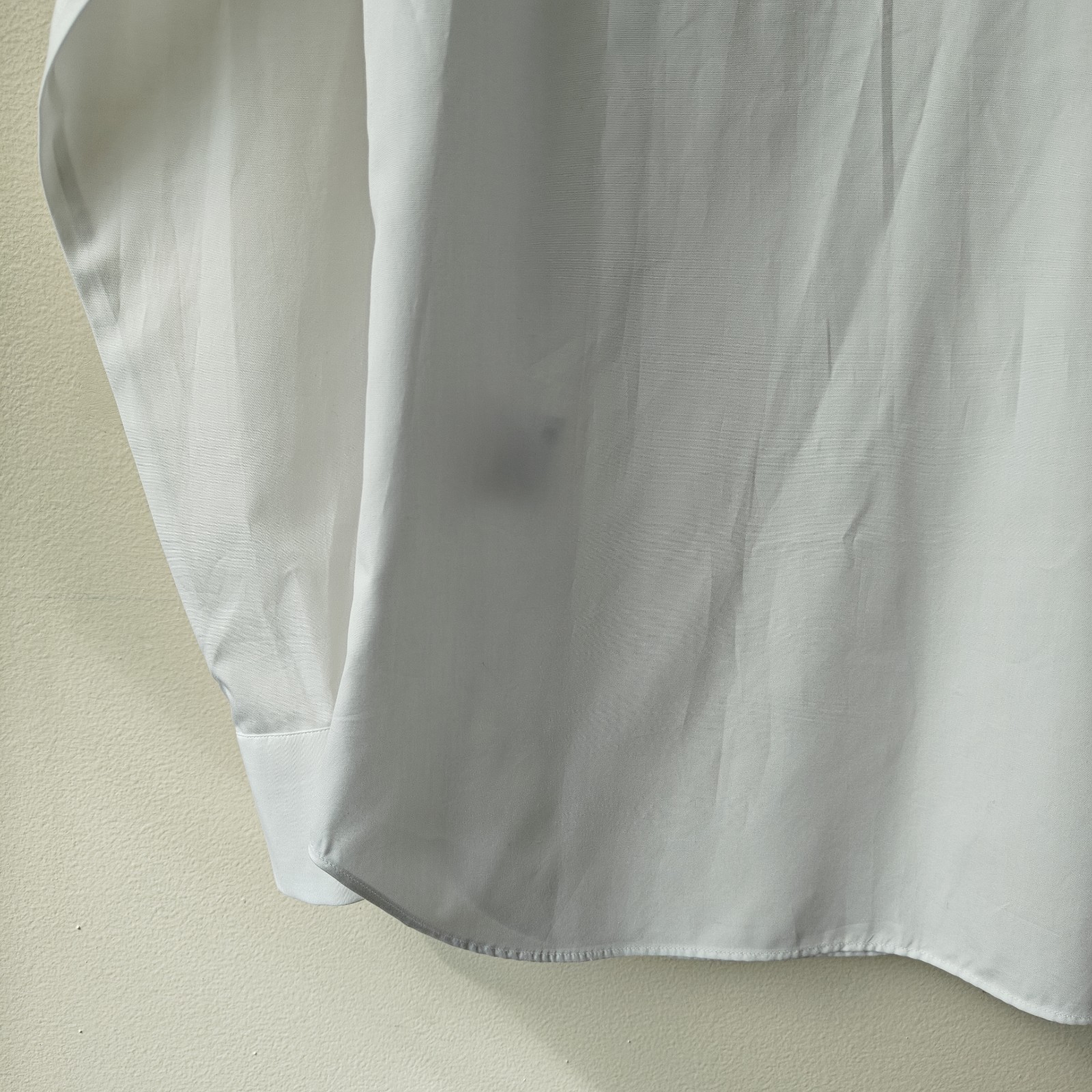 NWT Ann Demeulemeester White Cotton Dress Shirt Size M, Men’s