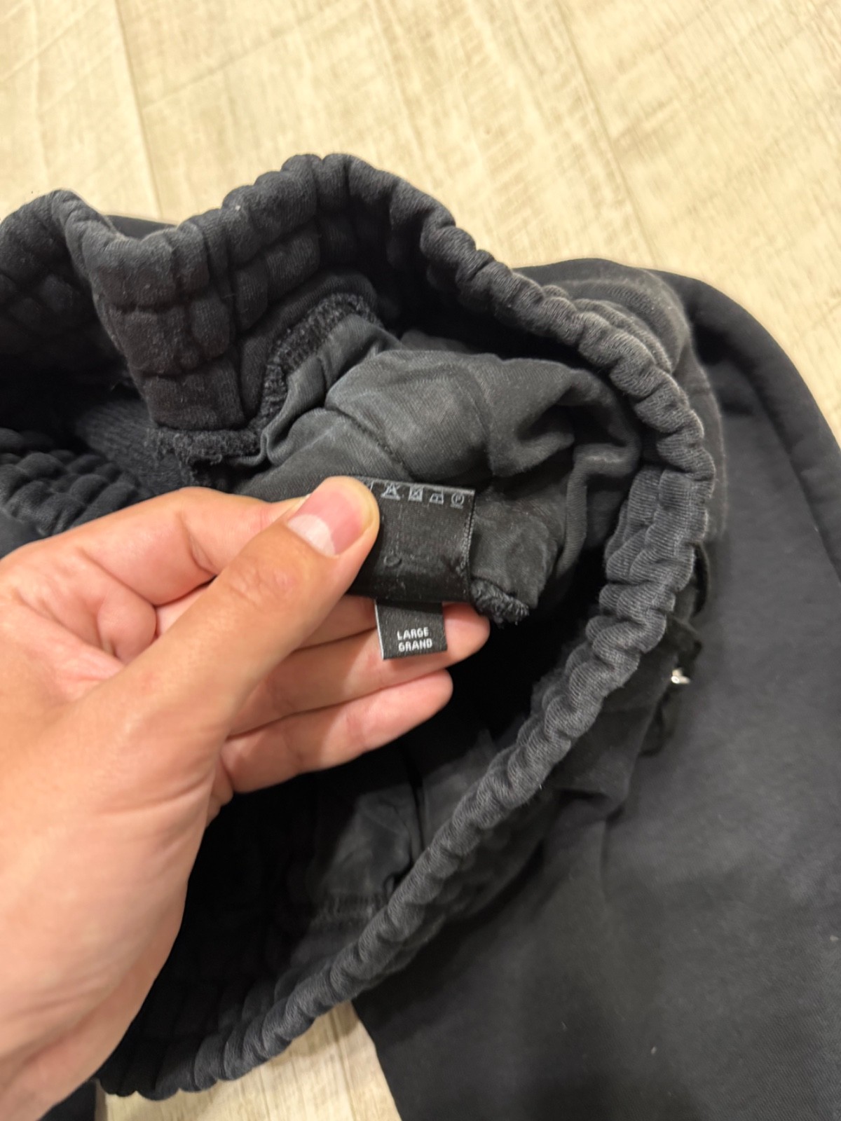 Size 34/L – AMIRI Crystal Stick Poke Sweatpants Black