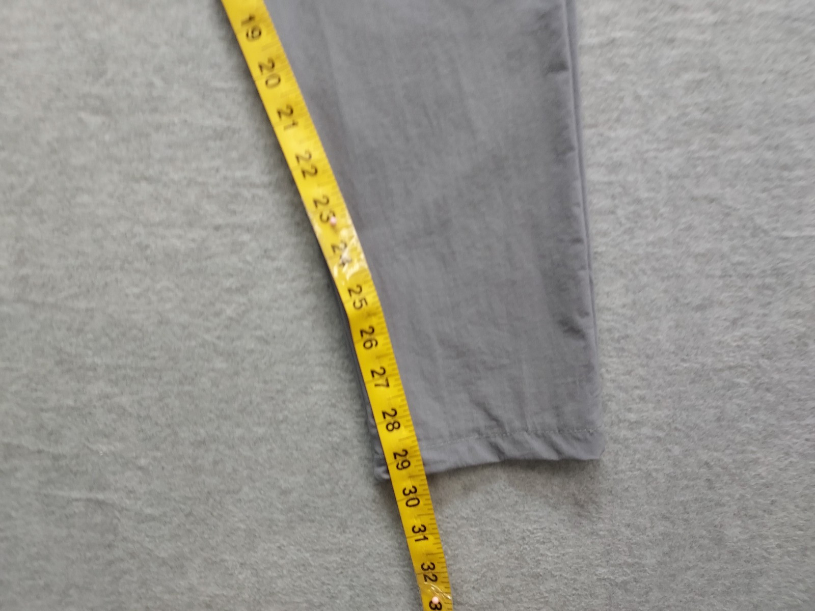 BoohooMan Men Cargo Pants M Gray Tapered Leg Drawstring Lined Mid Rise Casual