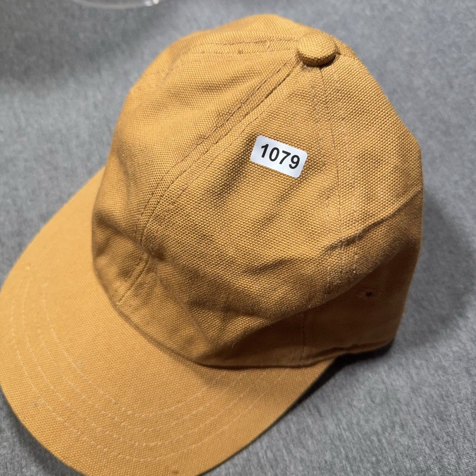 Paramount Headwear Thermal Cap Medium Brown Canvas Ear Flap 100% Cotton Outdoor