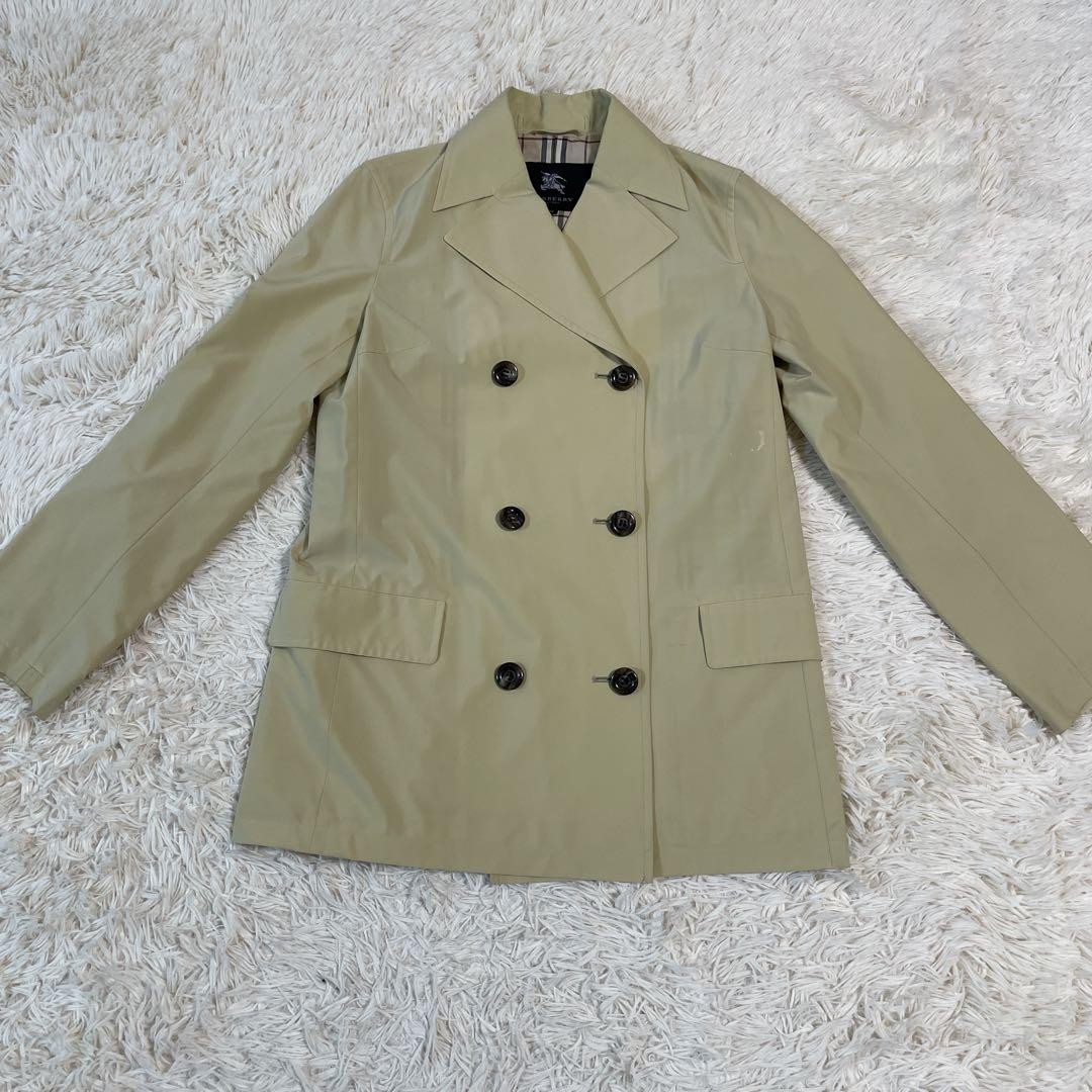 Burberry London mid coat Nova check double