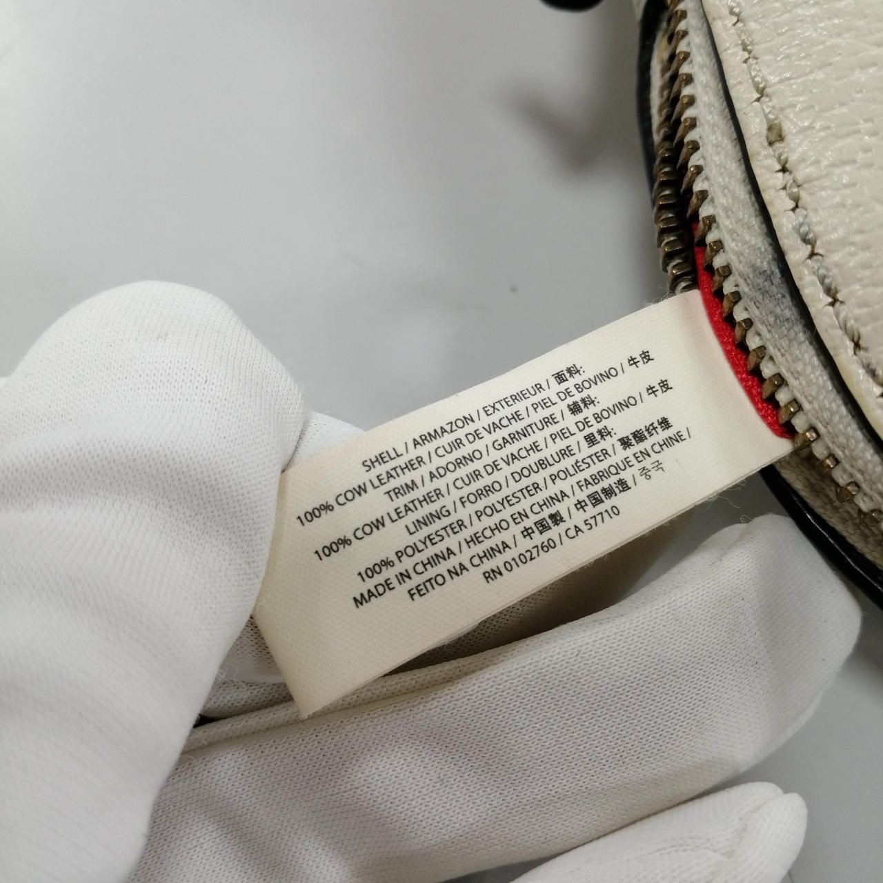 KATESPADE Biolor 2 Way Bag WKRU3083 Beige X Black Damaged Used