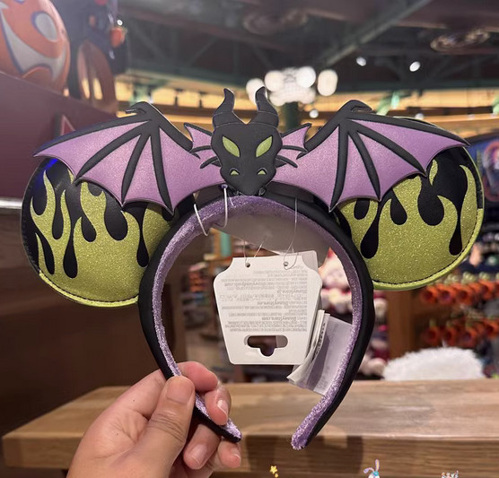 Disney-Park’s Maleficent Dragon Minnie Mouse Ear Headband Sleeping Beauty New