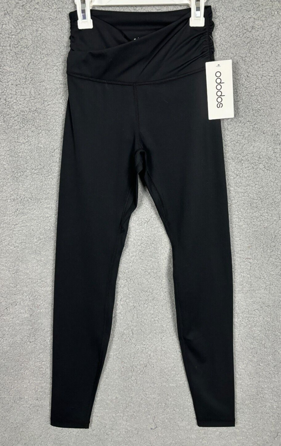 ODODOS Women’s High Waisted, Cross waist inner pocket Black, XS New With Tag’s.