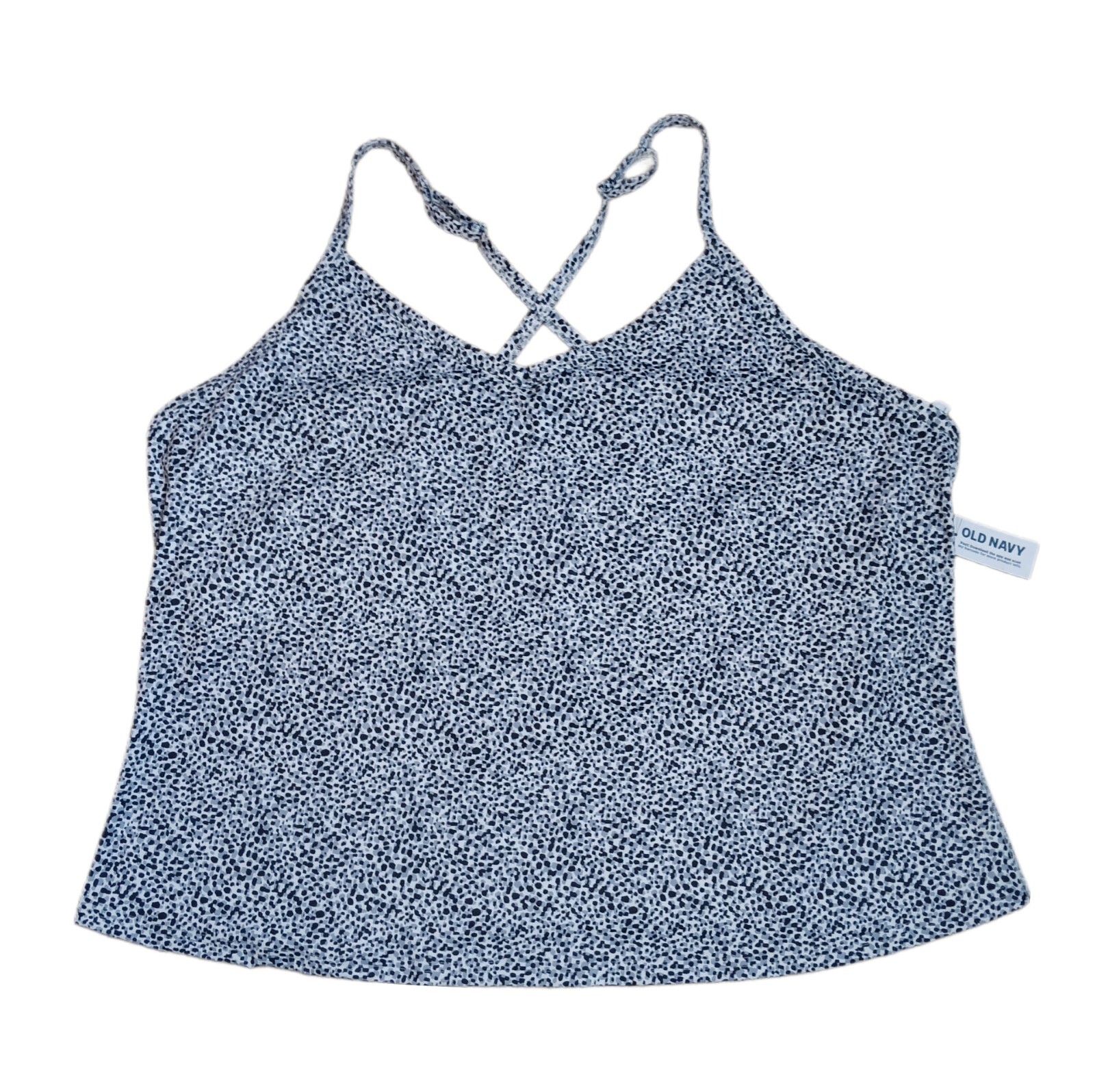Old Navy Powersoft Sports Bra White Black Gray Size 3X New