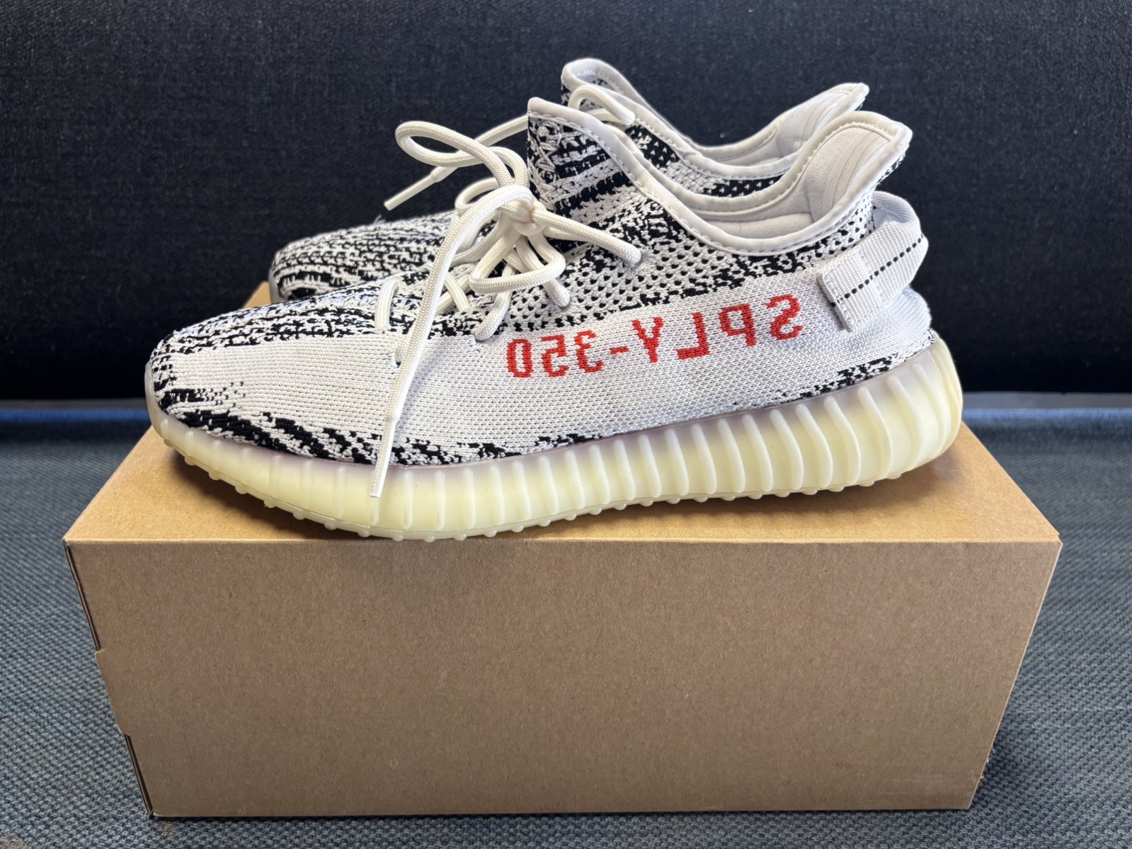adidas Yeezy Boost 350 V2 Zebra – Size 10