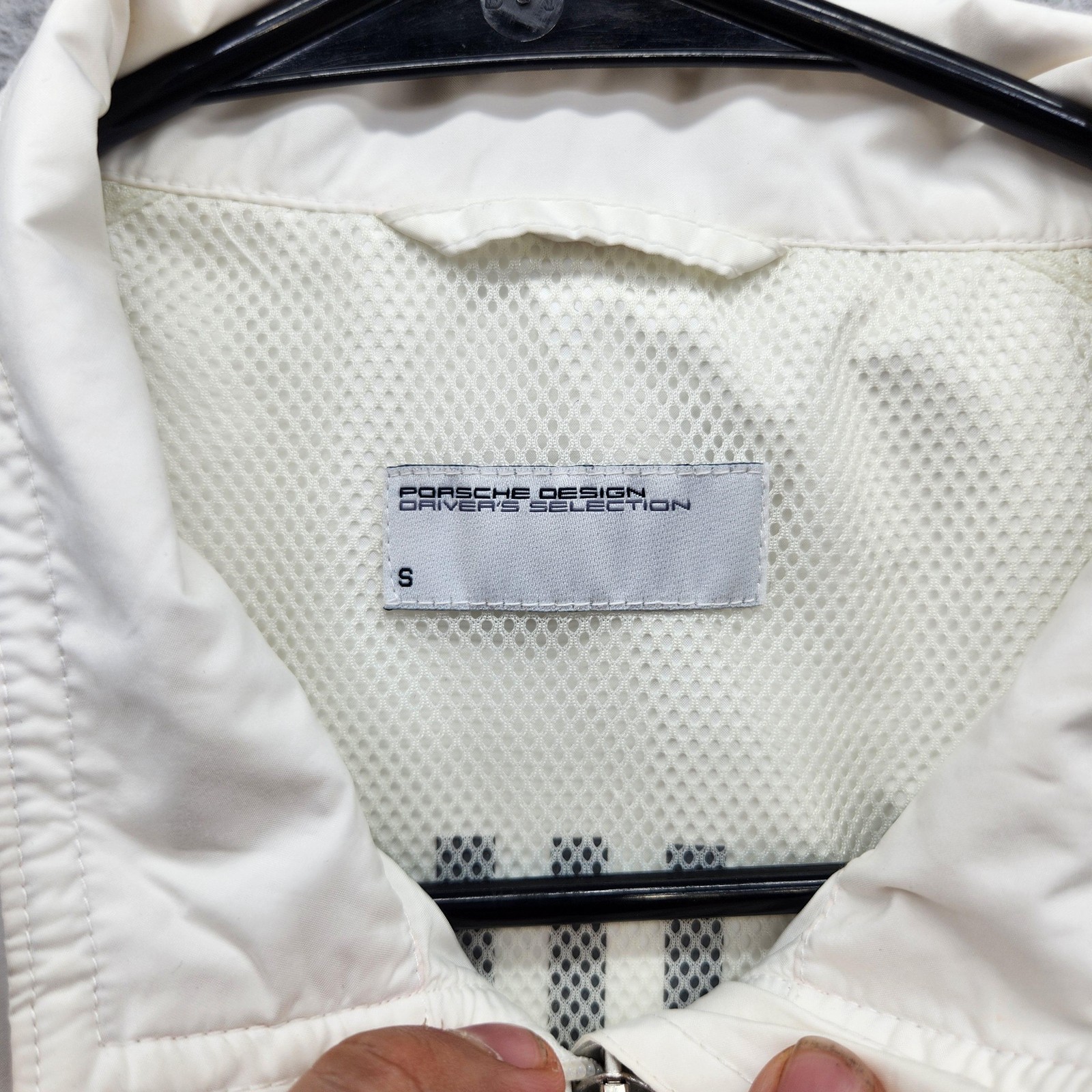 Porsche Design Drivers Selection Jacket Womens Small White Windbreaker Zip