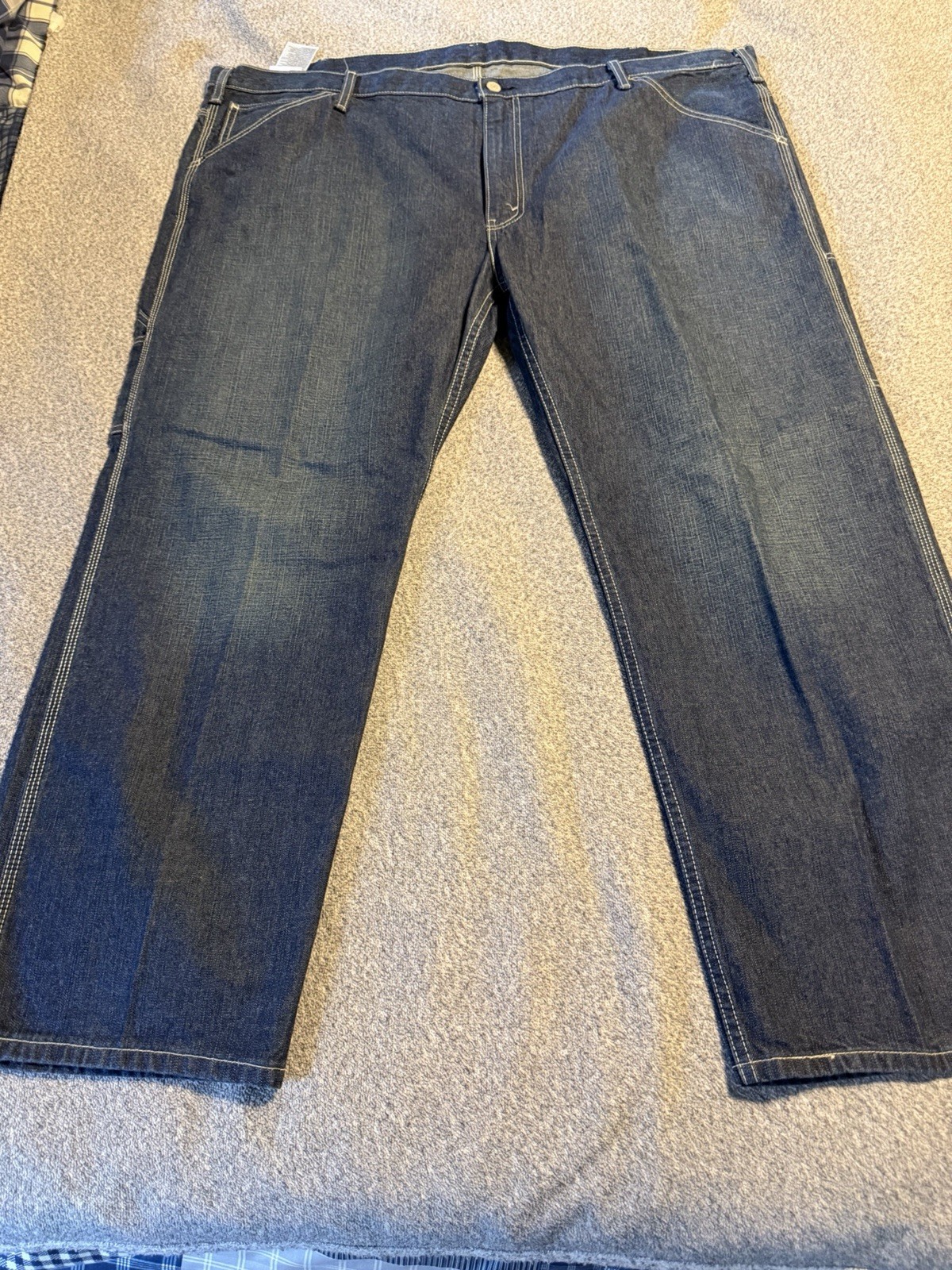 Levi’s CARPENTER Sits below Waist LOOSE FIT BLUE BIG & TALL 48×30 JEANS