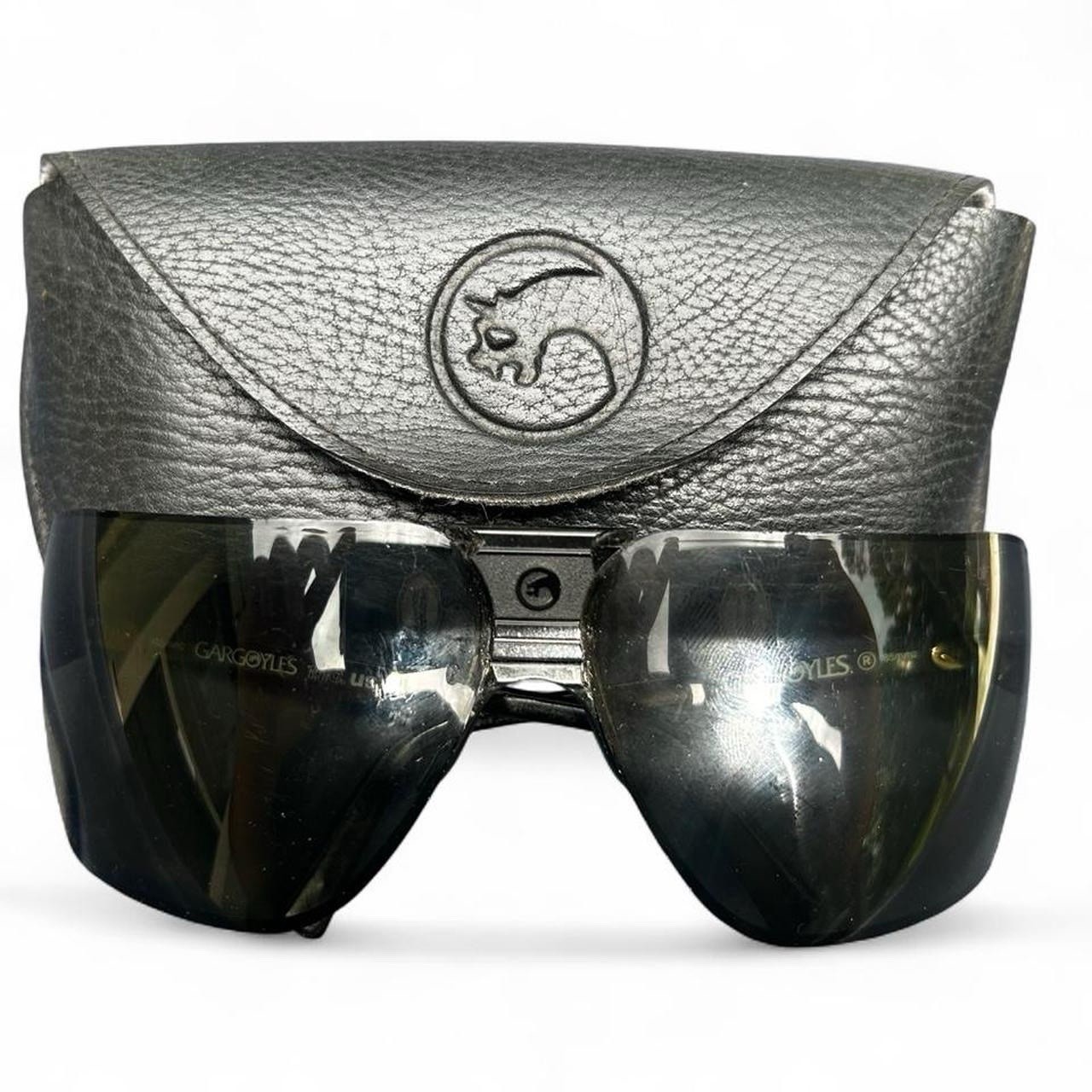 Gargoyles Inc USA – Vintage Terminator Sunglasses Black With Case Earnhardt
