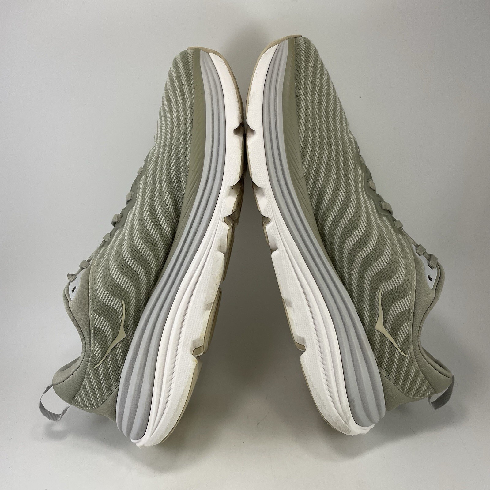 Hoka One One Gaviota 5 Barley/ Oat Milk Running Shoes Mens Size 12.5 2E Wide EE