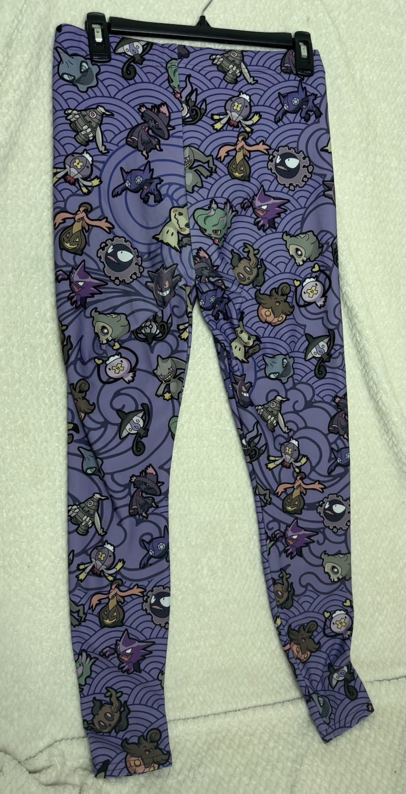 BlackMilk Pokémon Purple Graphic Print Ankle Leggings Women’s Size M