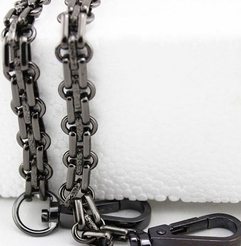 20 ~ 200 CM Replacement Three Rows Metal Chain For Strap Bag Crossbody Handbag