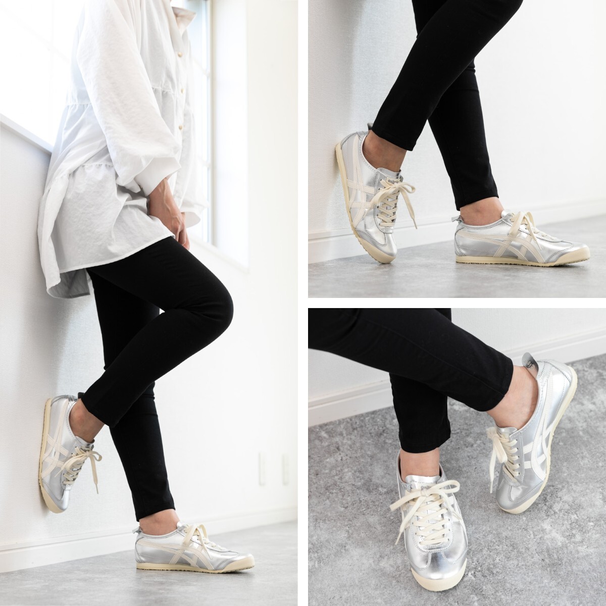 Onitsuka Tiger MEXICO 66 THL7C2 9399 Silver Off white
