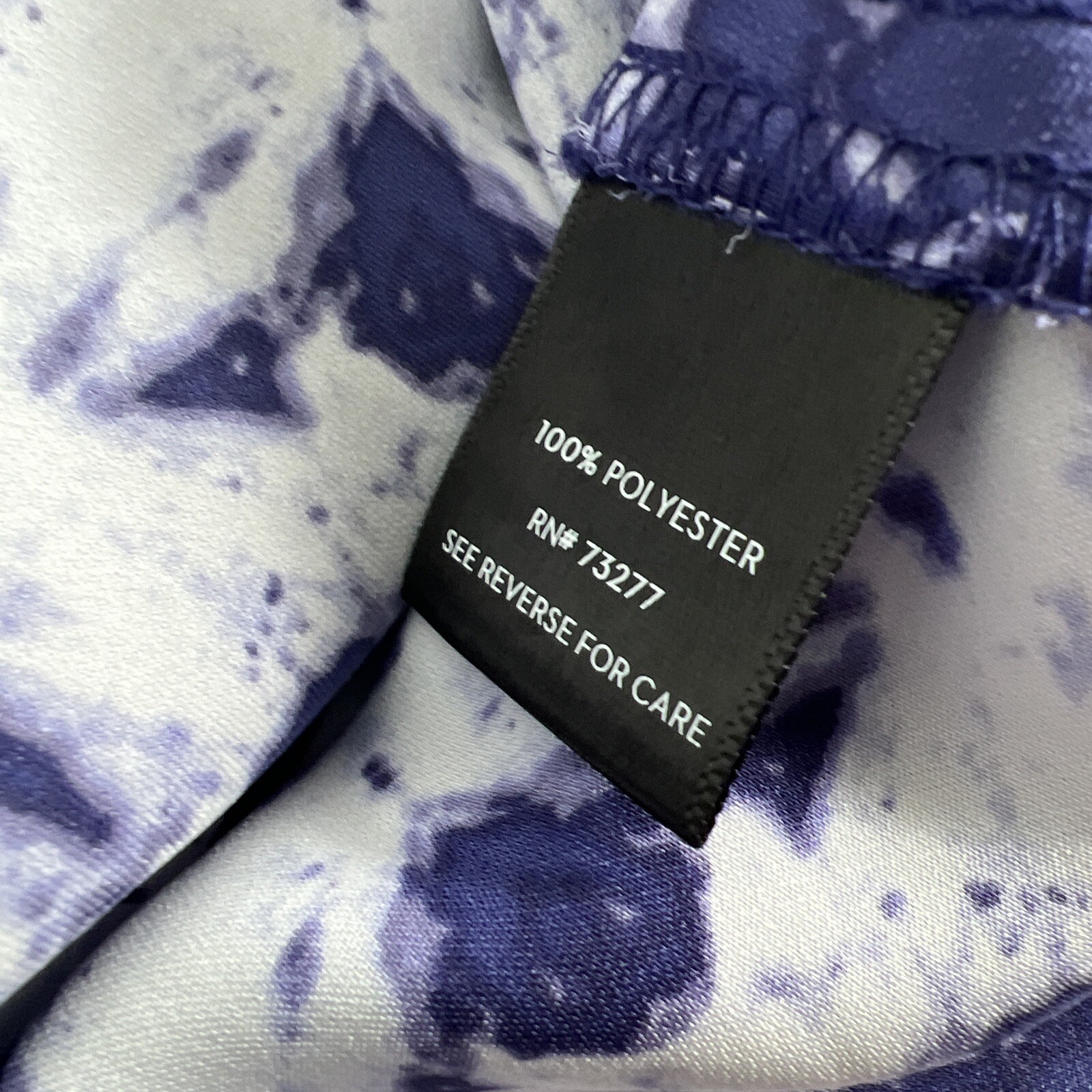 Simply Vera Vera Wang Blouse Women’s XS Sleeveless Hi/Low Purple Tie Dye Chiffon
