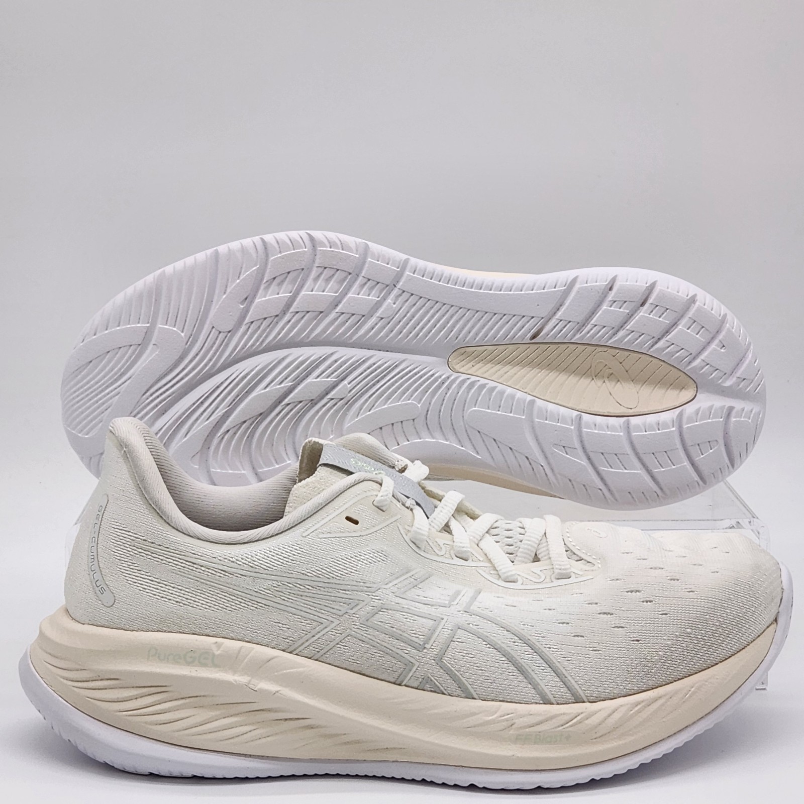 Mens Size 9 Asics Gel-Cumulus 26 White White Shoe 1011B792 NEW