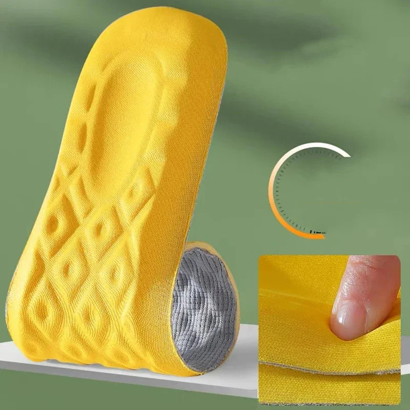 2/6pcs Unisex Memory Foam Insoles Soft Feet Care Deodorant Absorb-Sweat Cushion