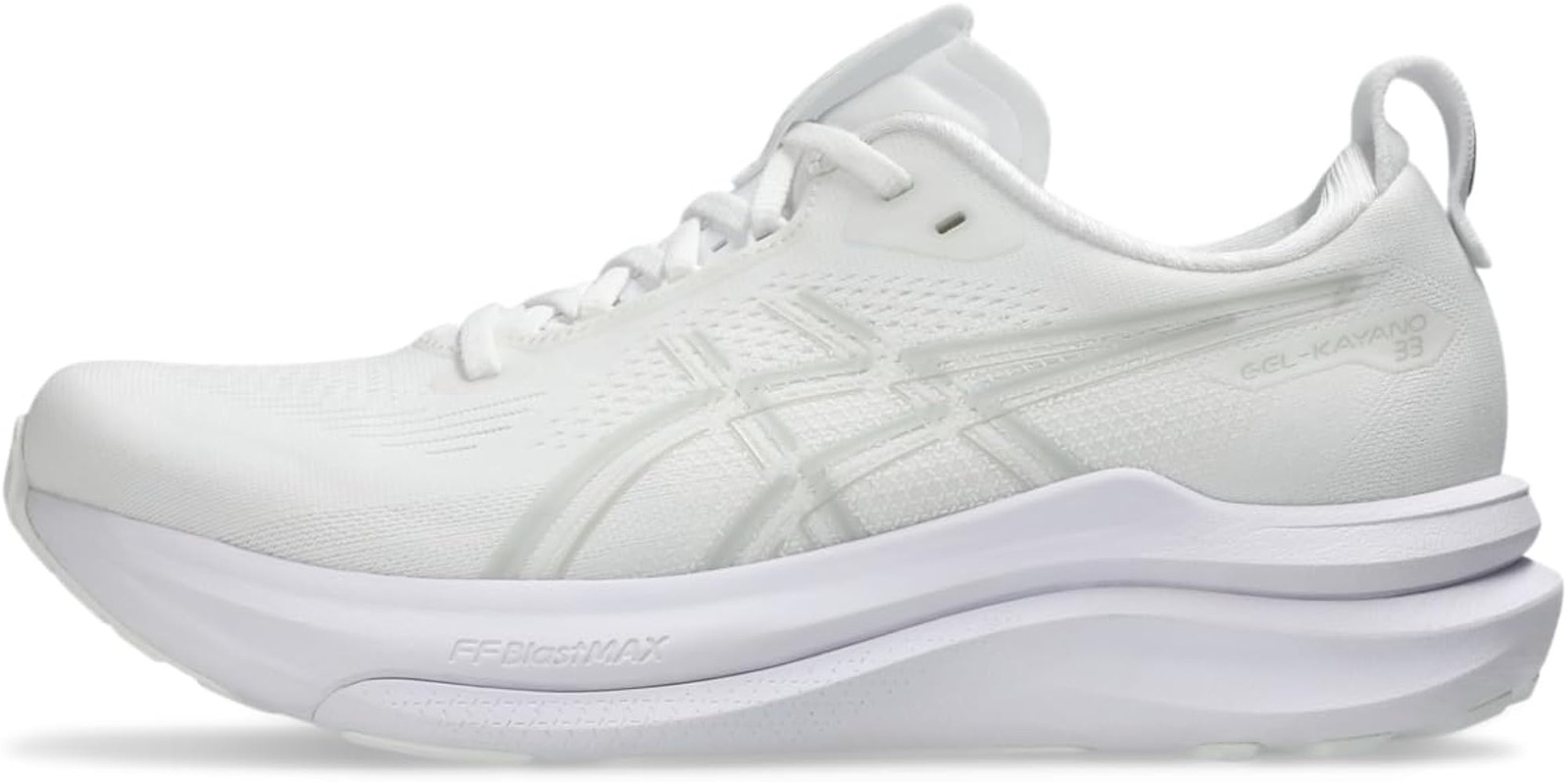 ASICS Women’s Gel-Kayano 33 Running Shoes – White/White – 7.5