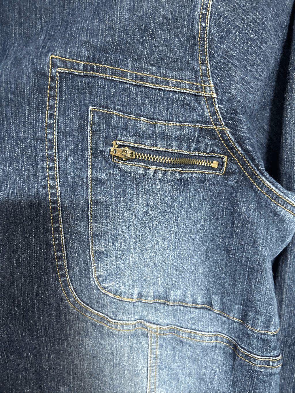 Shaver Lake 20W Button-Up and Zipper Pockets Denim Jeans Shirt Jacket