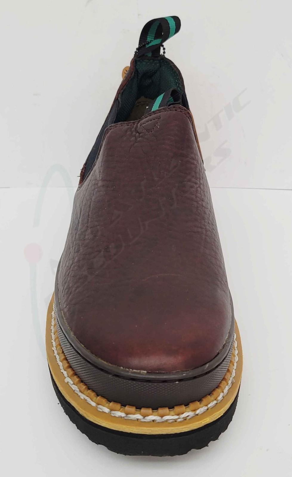 Georgia Boot Men’s GR274 Georgia Giant Slip On Brown Leather Work Shoe 11 M